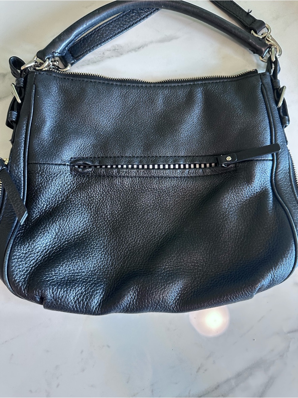 kate spade Black Pebbled Leather Shoulder Bag - Picture 3 of 4